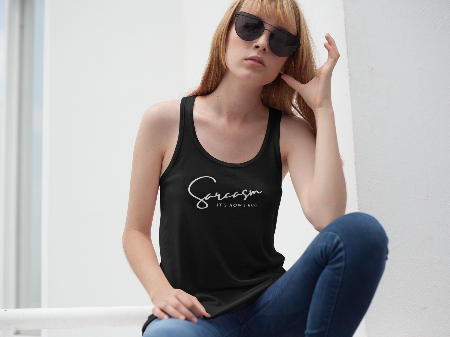 Sarcasm (Adult Unisex Tank Top)