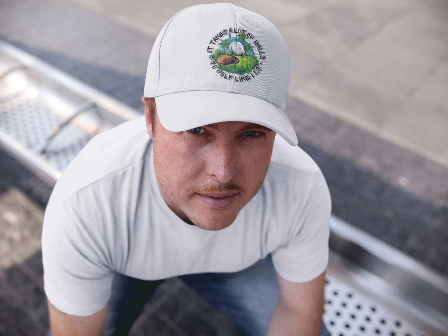 Golf Takes Balls (DTF Printed Hat)