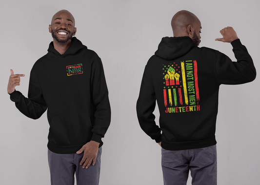Juneteenth -- Not Most Men (Adult Unisex Hooded Sweatshirt)