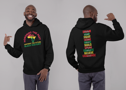 Black History Inspirations (Adult Unisex Hooded Sweatshirt)